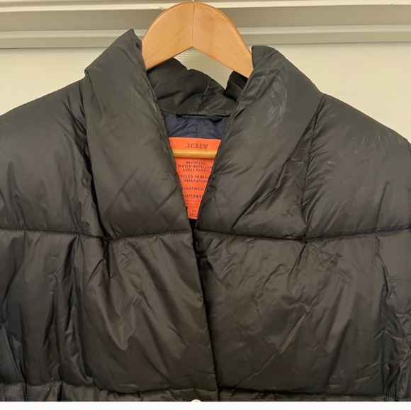 J CREW Signature Puffer Black Women's XL Jacket WORN ONCE - Picture 9 of 16